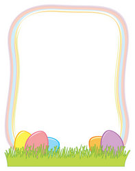 Easter Egg Border stock vector