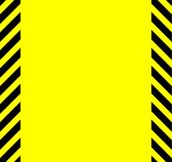 Yellow And Black Warning Background stock vector